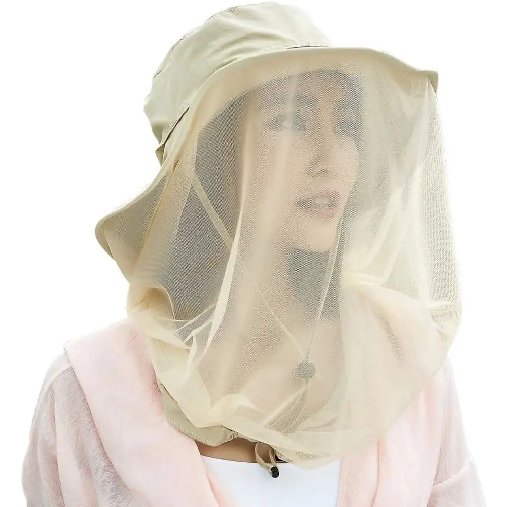 

Insect-Shielding Veil Mesh Hat for Outdoor Protection
