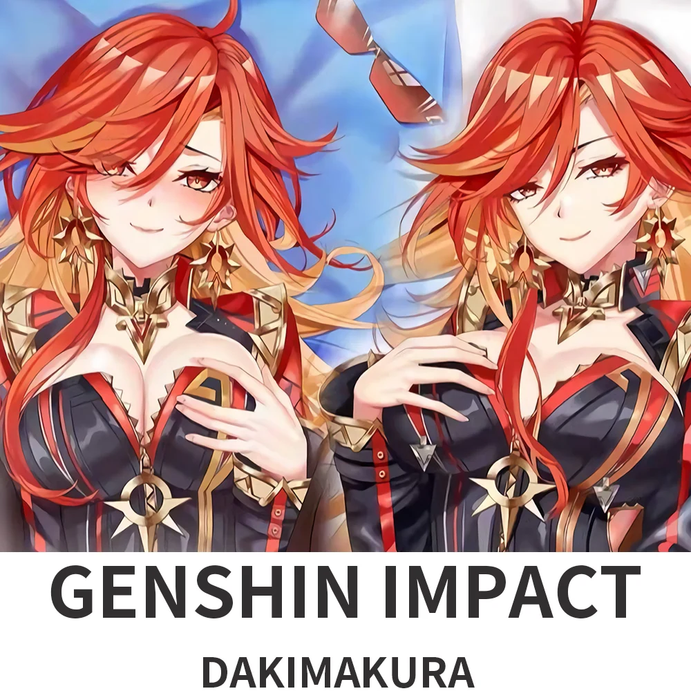 

Mavuika Dakimakura 2WAY обнимающая наволочка для тела аниме Genshin Impact подушка чехол
