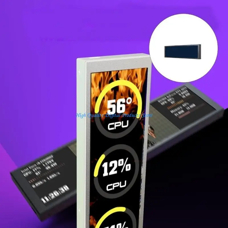 

U2JE D92 Chassis Secondary Screen with 9.16inch Display Real Time Temperature Monitoring and Easy Installation