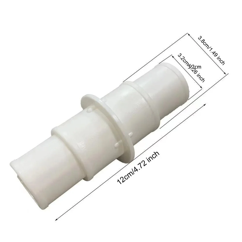 Easy Installation Hose Connector PVC Connector Vacuum Hose Fitting 1-1 4 Inch Pool Hose Connector Resists Wear And Deterioration