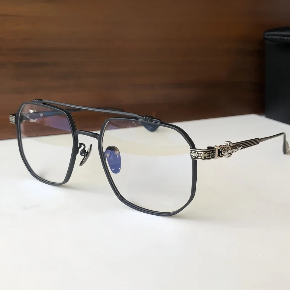 

Top Pure Titanium Ultralight Fashion Women's Men's Myopia Glasses Frame Pilot Designer Personalized Optical Luxury Glasses
