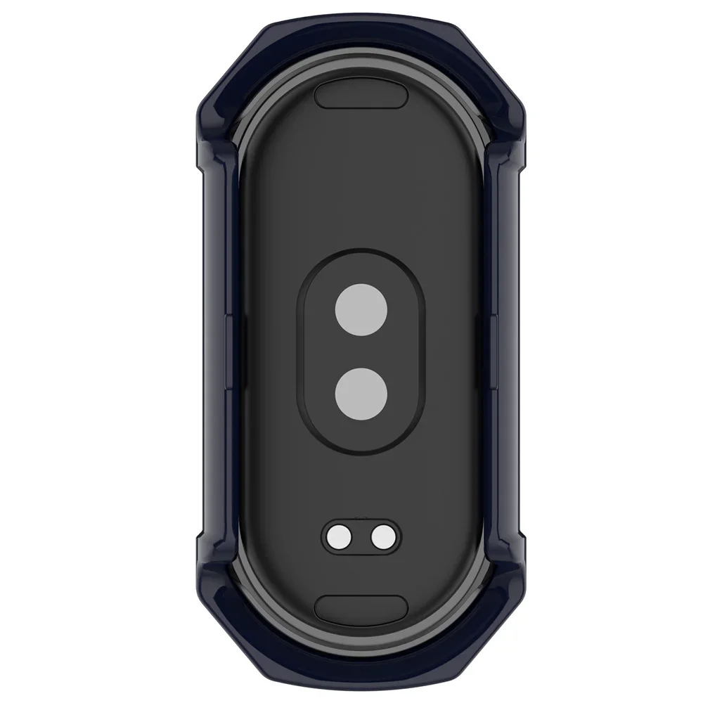 Vidro temperado + capa para xiaomi mi band 8 pc protetor de tela pára-choques smartwatch miband8 filme hd + capa na banda inteligente 8 acessórios