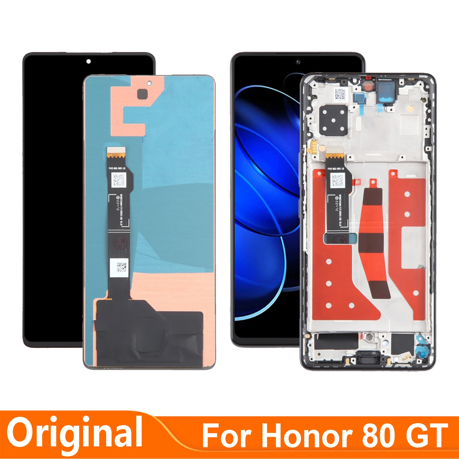 

AMOLED For Huawei Honor 80 GT AGT-AN00 LCD Display Touch Screen Digitizer Assembly