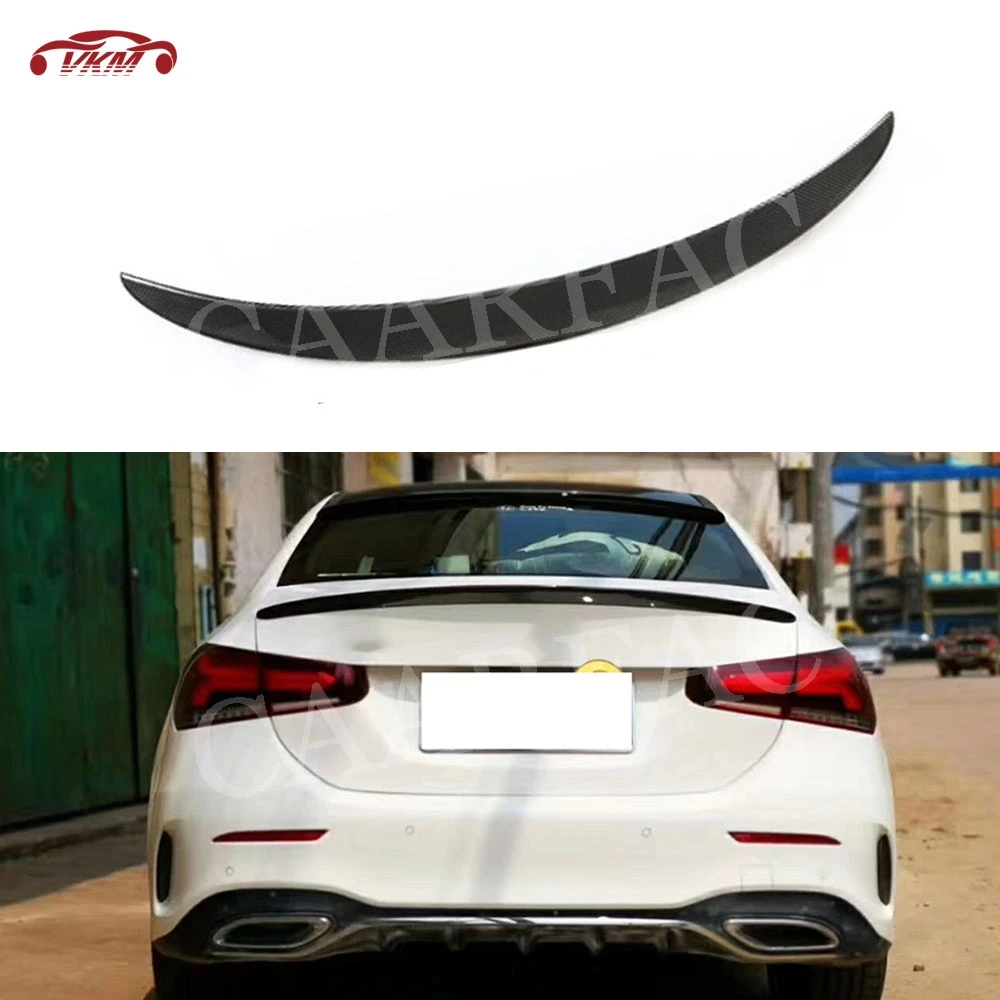 

Carbon Fiber Material Rear Spoiler Wing Decoration for Mercedes Benz W177 A180 A200 A220 A35 AMG Sedan 4 door 2019 2020 Styling