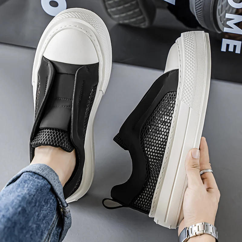 

2025 New Men's Board Shoes,sneakers,skate shoes,Casual Shoes Elegant Lightweight Non-Slip Cushioned Minimalist Street-Style