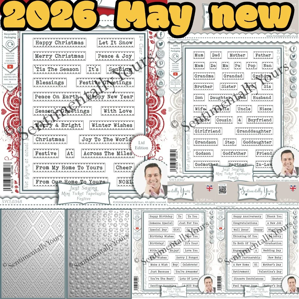 

2026 New Round Dot Stamps and Hot Foil For DIY Scrapbooking Crafts Maker Photo Album Template Handmade Decoration