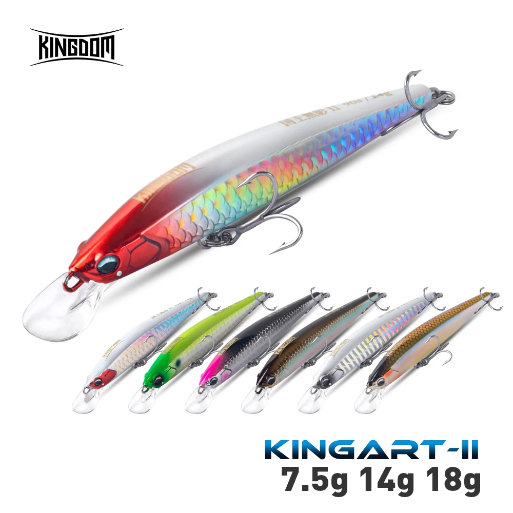 المملكة غرق أسماك الصيد السحر 70 مللي متر 90 مللي متر 110 مللي متر طويلة الصب Jerkbaits Wobblers الاصطناعي الطعم الثابت صيد السمك إغراء
