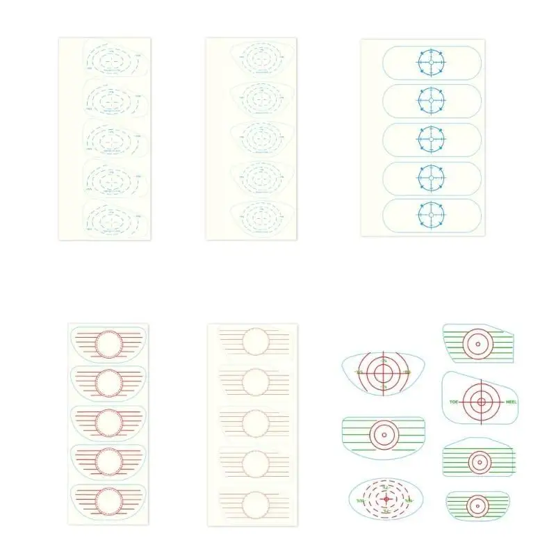 

652F Ударные ленты для гольфа Этикетки Ударные наклейки для гольф-клубов для деревянных утюгов и клюшек