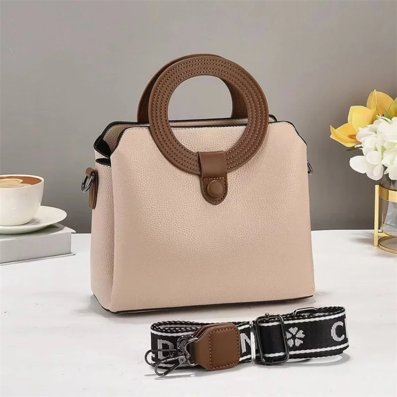 

2025 Новая элитная брендовая женская кожаная сумка-тоут известного дизайнера, простая повседневная парижская сумка ​