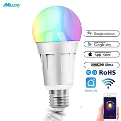 WIFI Smart LED Light Bulb E27 E26 RGB Warm Cool White Dimmable 7W Table Desk Lamp Timmer Voice Remote by Alexa Echo Google Home