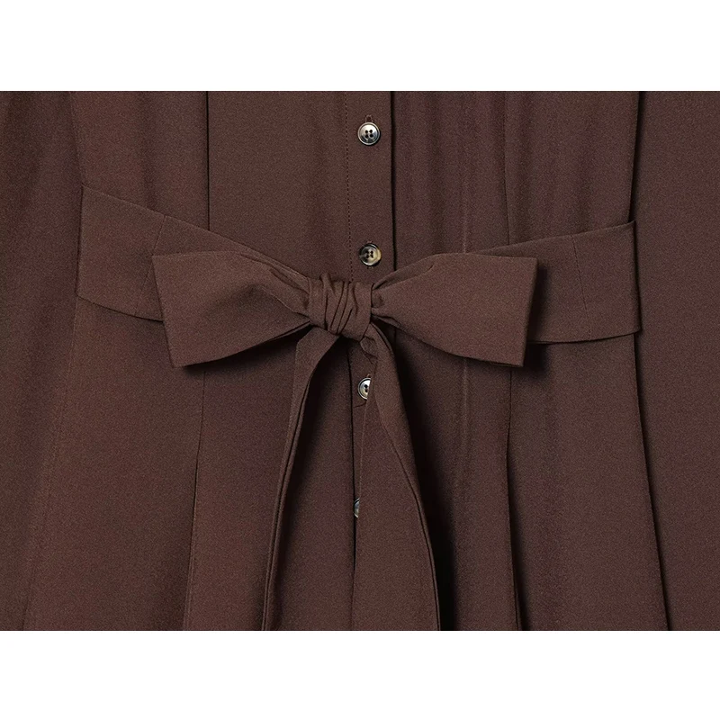 Outono novos vestidos femininos 2025 moda magro outono elegante quente vestidos longos femininos rua juventude viagem vestido de férias