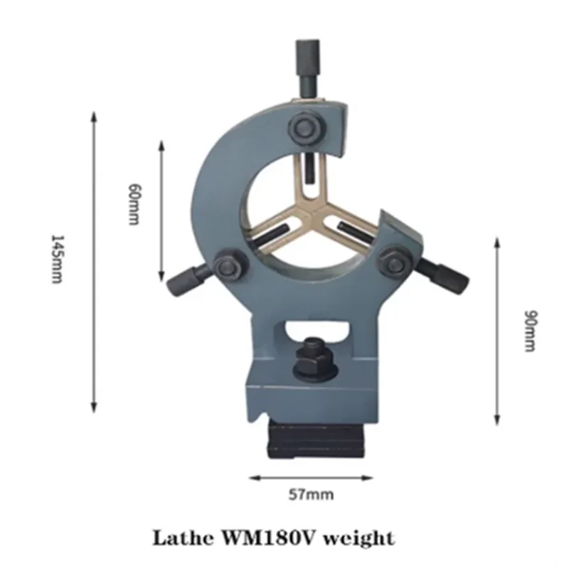 WM180V WM210V Mini Lathe Center Frame Tool Holder Household Stable Woodworking Metal Lathe Bracket Accessories Tool New