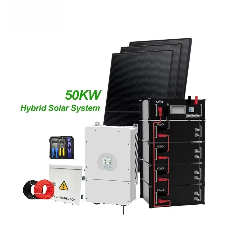 EITAI Solar Panel Power System 30kw 50kw Complete Set Solar Panel Power Hybrid Energy Storage System