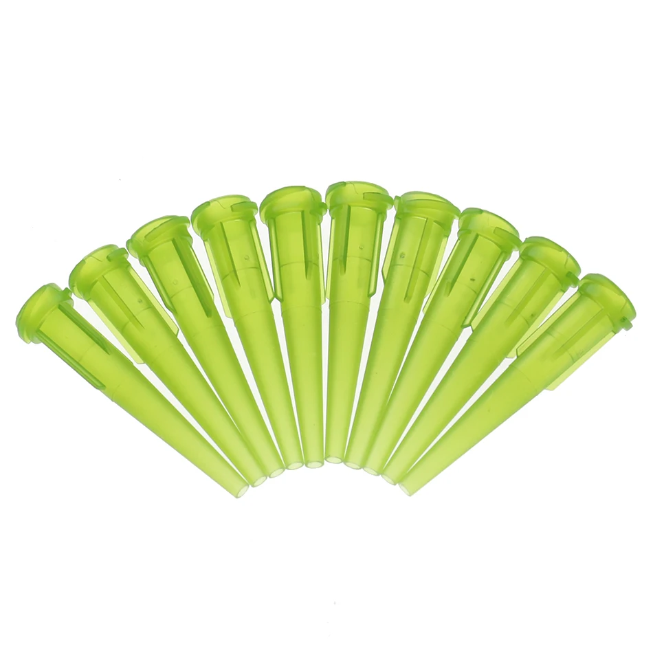 70pca/lot 14G - 27G TT assorted Plastic Conical Smoothflow Tapered Needle/Tips Dispense Tips set Glue dispensing nozzle