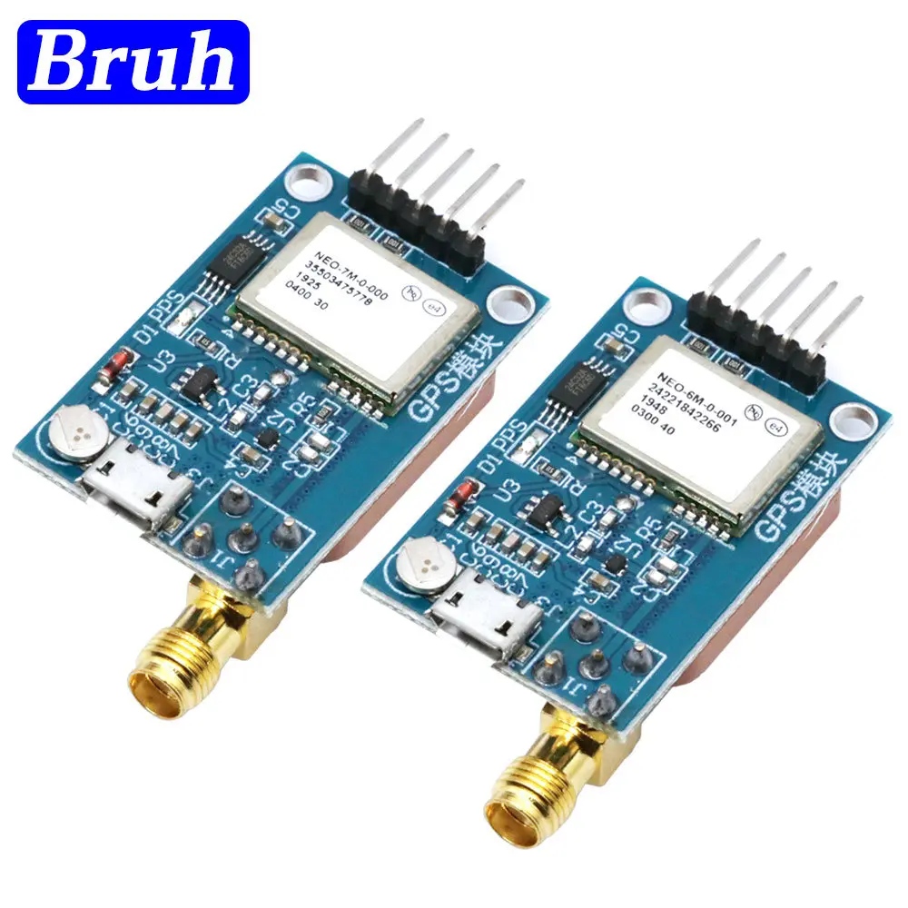 NEO-6M NEO-7M NEO-M8N Double Sided GPS Mini Module Satellite Positioning Microcontroller SCM MCU Development Board for Arduino