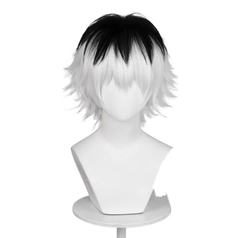 هالوين لعب الأدوار طوكيو الغول طوكيو الغول ساساكي هايز تأثيري شعر مستعار أبيض أسود