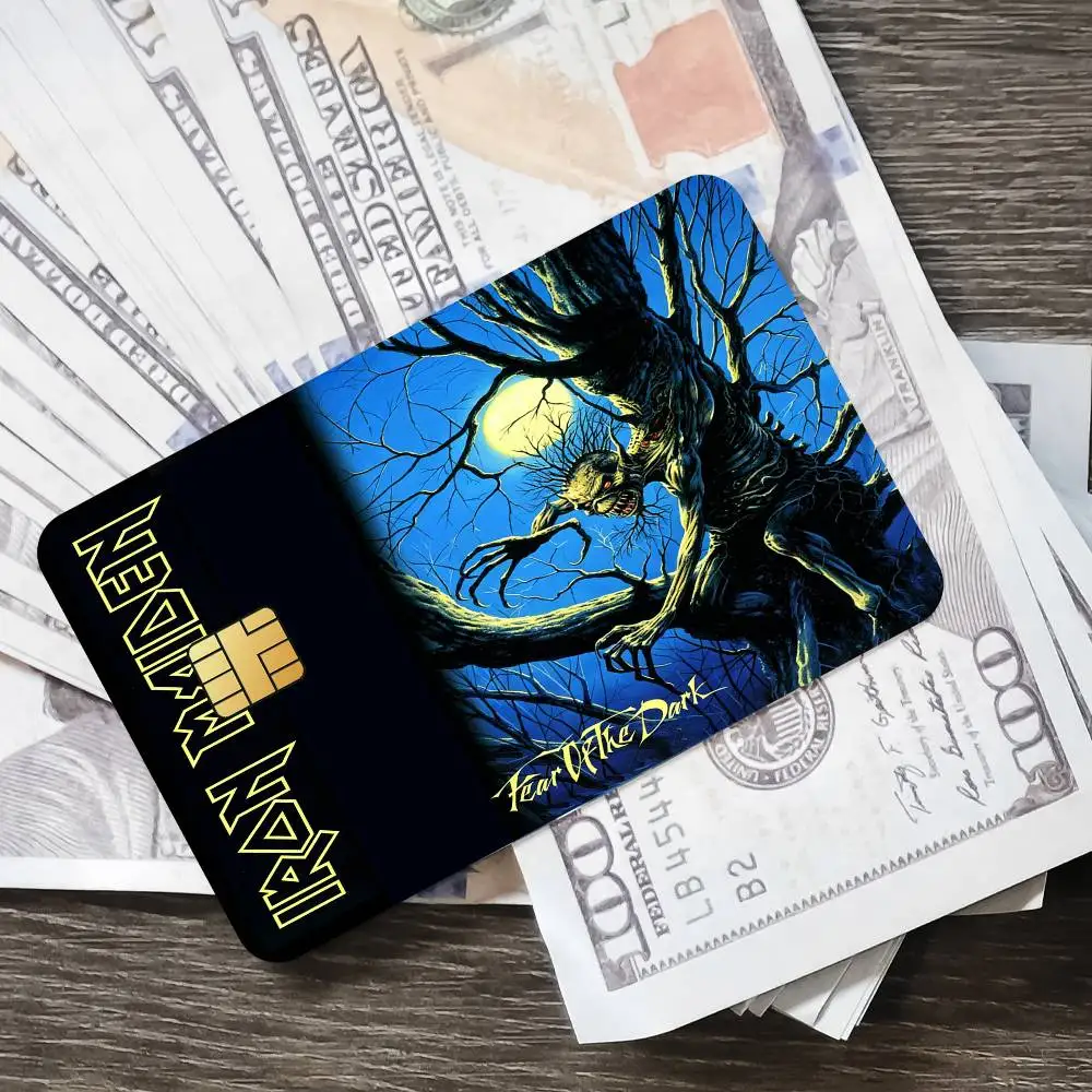 Band I-Iron Maiden Mode-Kartensticker für Bankkarten Schützende Wasserdichte Folienabdeckung Aufkleber Überraschungsgeschenk – Detail 4