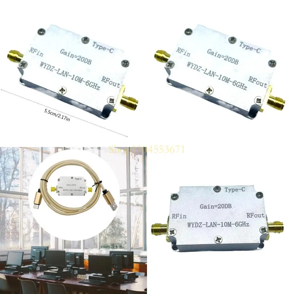 

Бестселлер RF-усилитель Высокая плоскостность 20 дБ 10M-6G Низкое шумовое сигнал RF-сигнал Электрические компоненты для FM