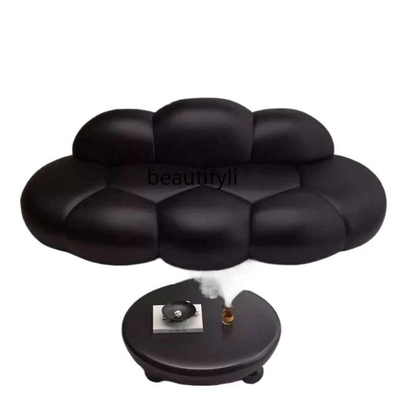 

Italian light luxury cloud sofa special-shaped designer small apartment clothing store beauty salon rest area reception