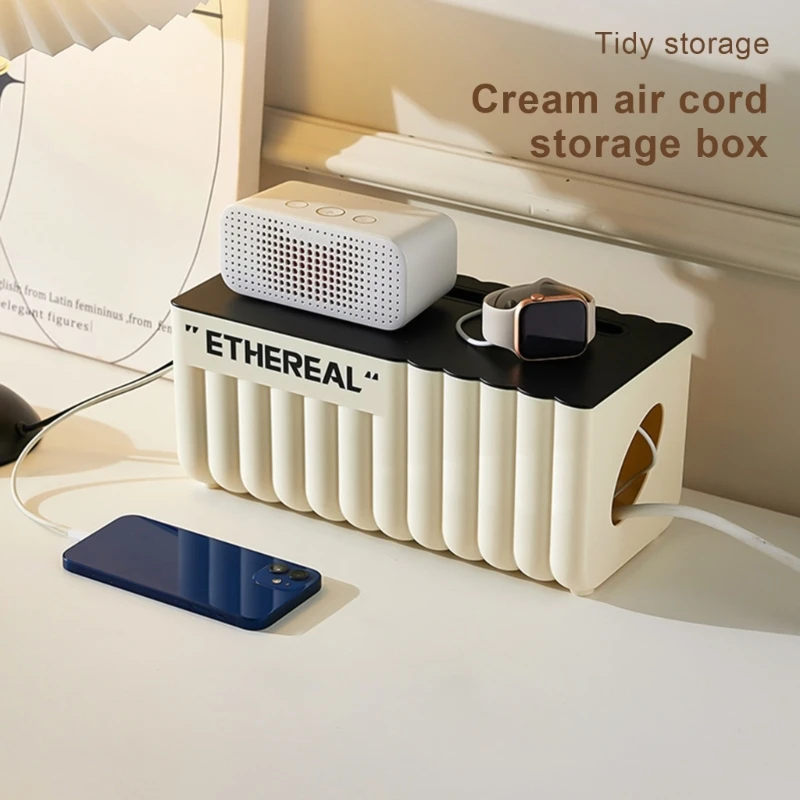 

Sturdy Space with a Stylish Cable Storage Box Home Accessory Daily Use