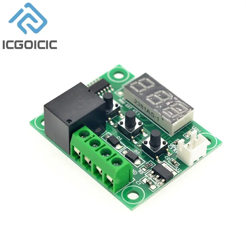 W1209 DC 12V Red/Blue Heat Cool Temp Thermostat Temperature Control Switch Temperature XH-W1209 image 4