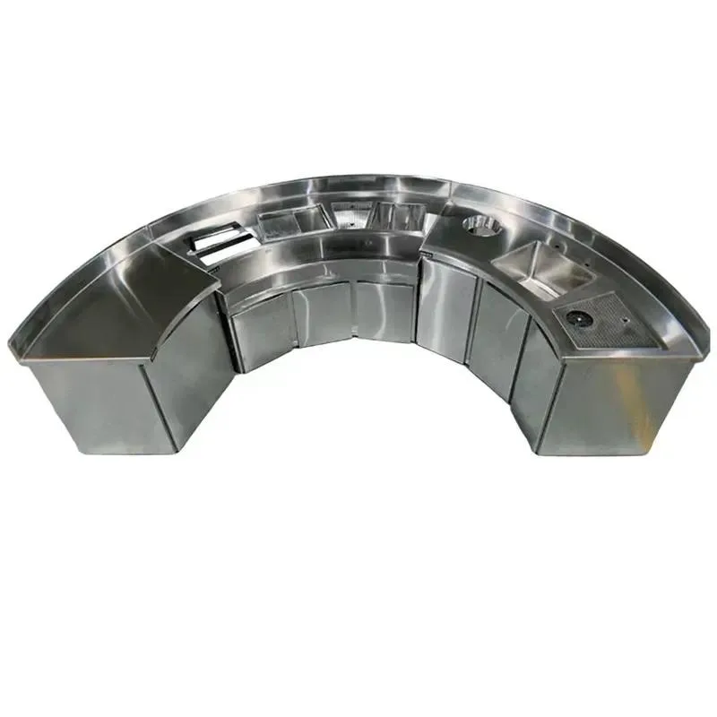 for Commercial stainless steel cocktail workbench freezer bar table, suitable for beverage shops