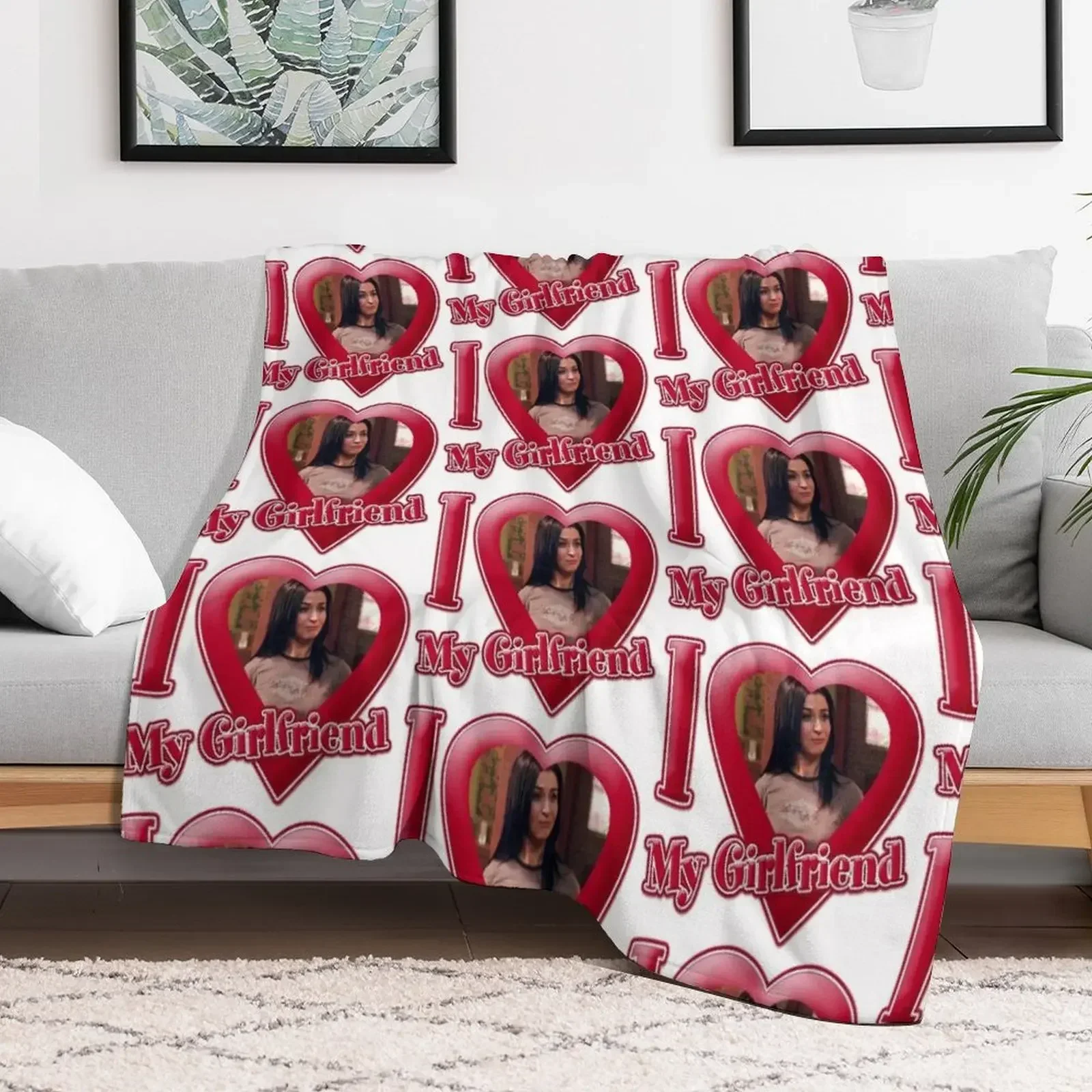 

i love my girlfriend gf caterina scorsone amelia shepherd Throw Blanket Thin Polar Blankets