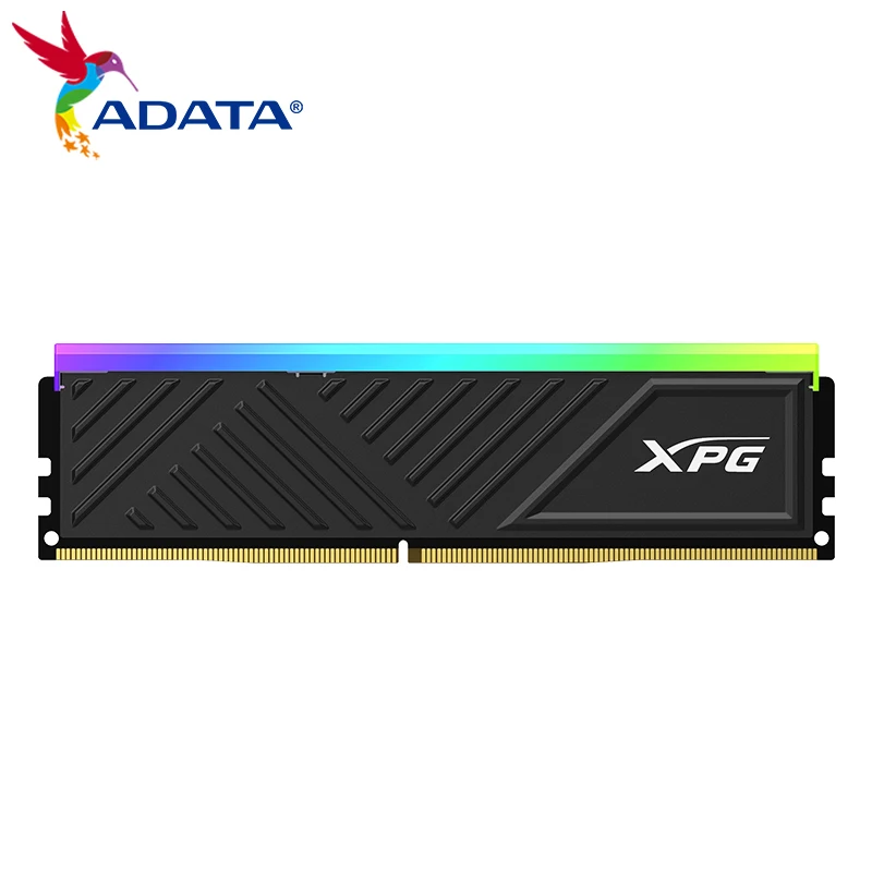 Original ADATA  D35G DDR4 RGB Memory Black White 3200MHz 3600MHz 8GB 16GB Single U-DIMM Heatsink Gaming Memoria RAM for Desktop