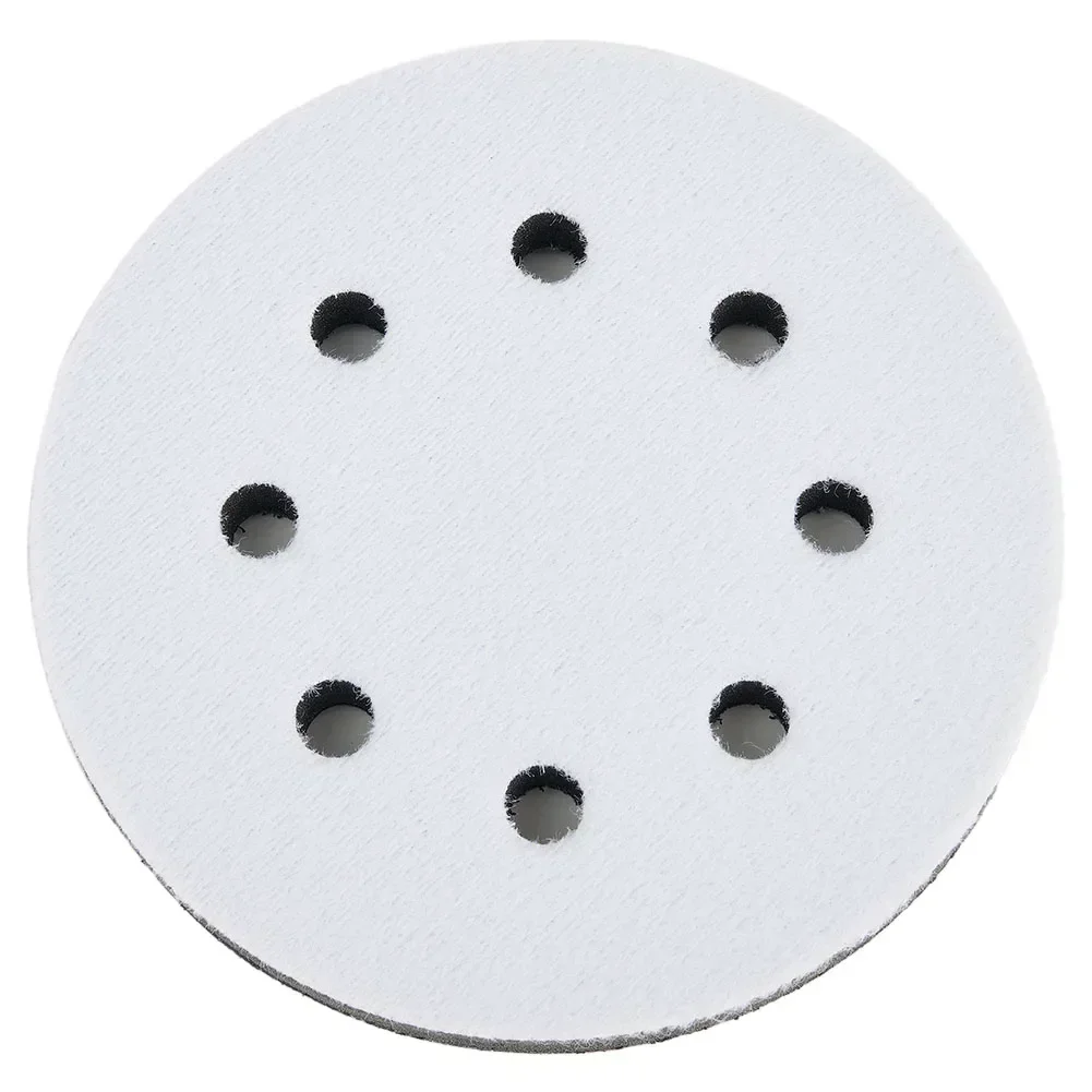 5 Inch 125mm 8 Holes Soft Interface Sanding Polishing Disc Self-adhesive Hook-Loop Backing Pad Abrasive Tools