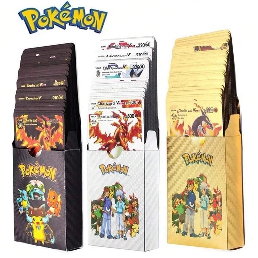 بطاقات شخصية بوكيمون 55 بوكيمون أنيمي، بطاقات بوكيمون VSTAR GX EX VMAX بطاقات ألعاب أنيمي بطاقات ألعاب سطح المكتب الإبداعية #5