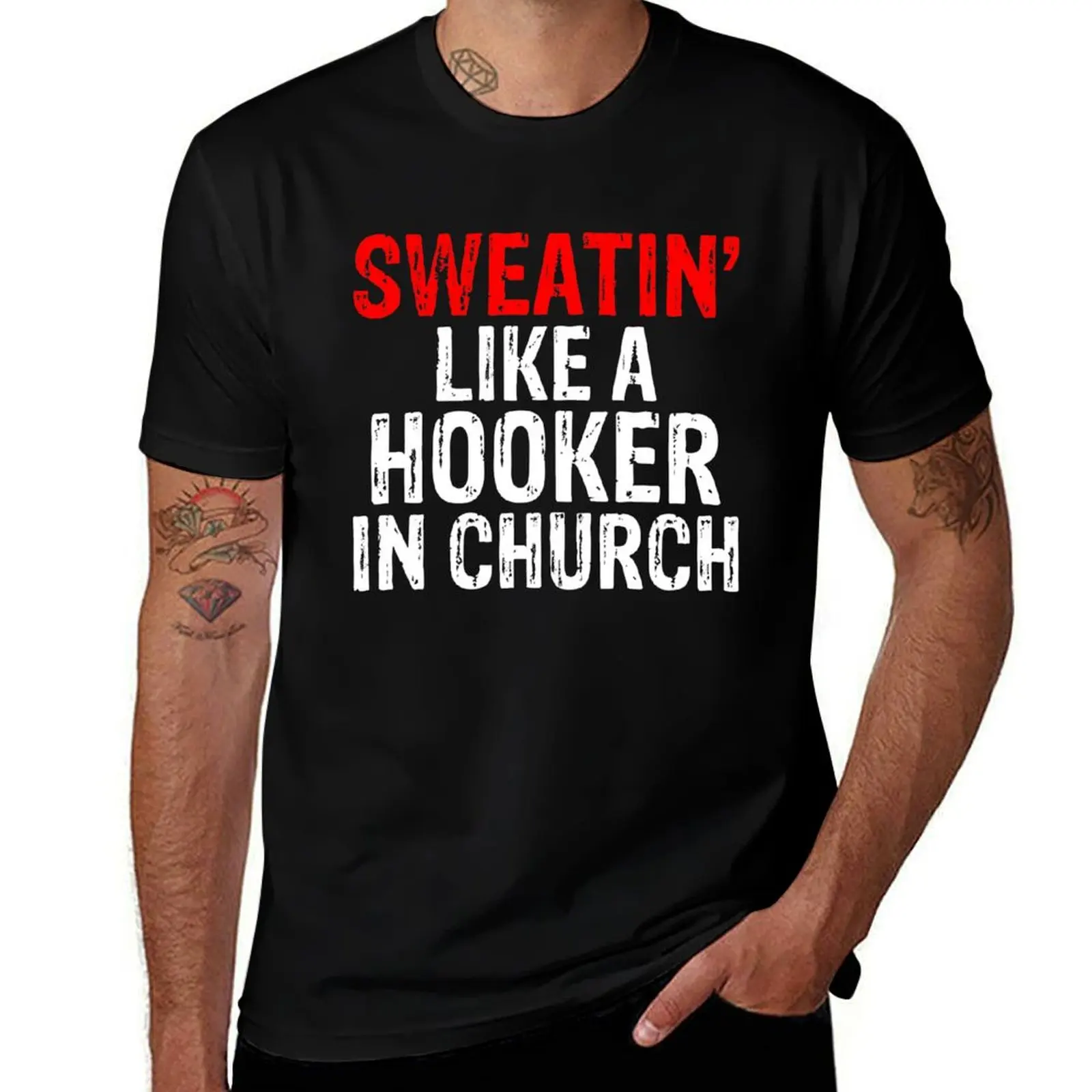 Sweating like a hooker in church T-Shirt Cool Dry Performance T-Shirt