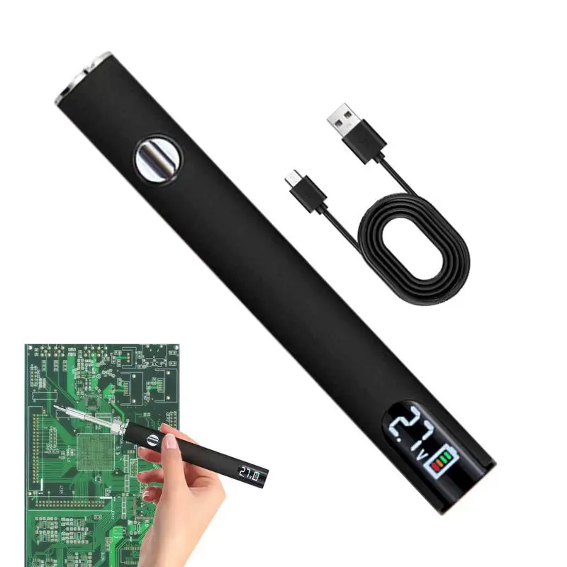 510 650mah Thread Battery Pen Solder Iron Shaped Battery Set Heat Device Adjustment Heating Kit Fittings Electric Soldering Iron