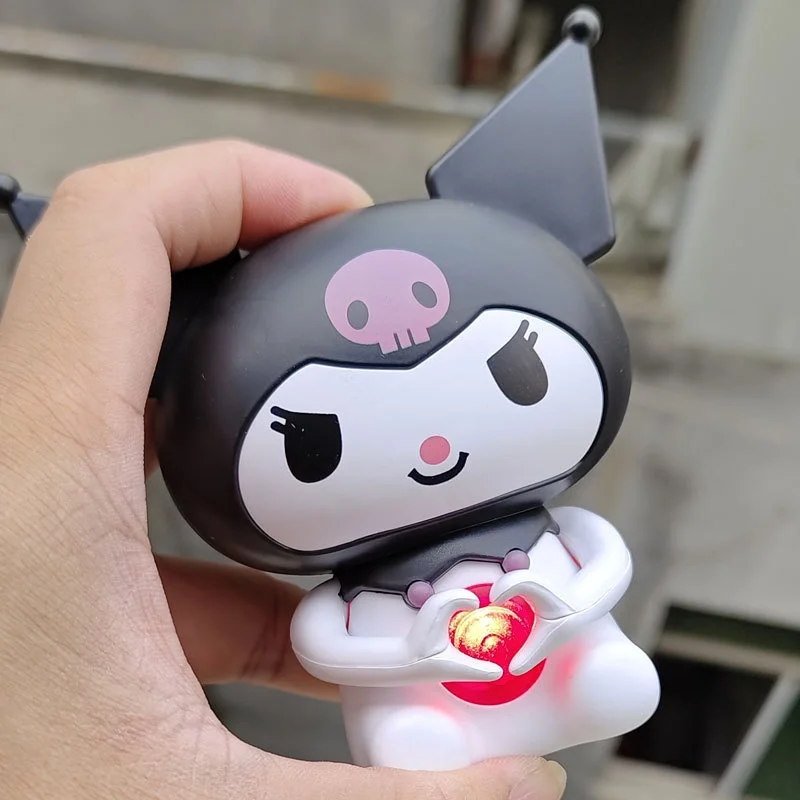 Sanrio Kuromi Model Toy Doll Can Say I Love You Gift Deliver Confession Girlfriend Gifts Kawaii Desktop Ornament  Christmas Gift