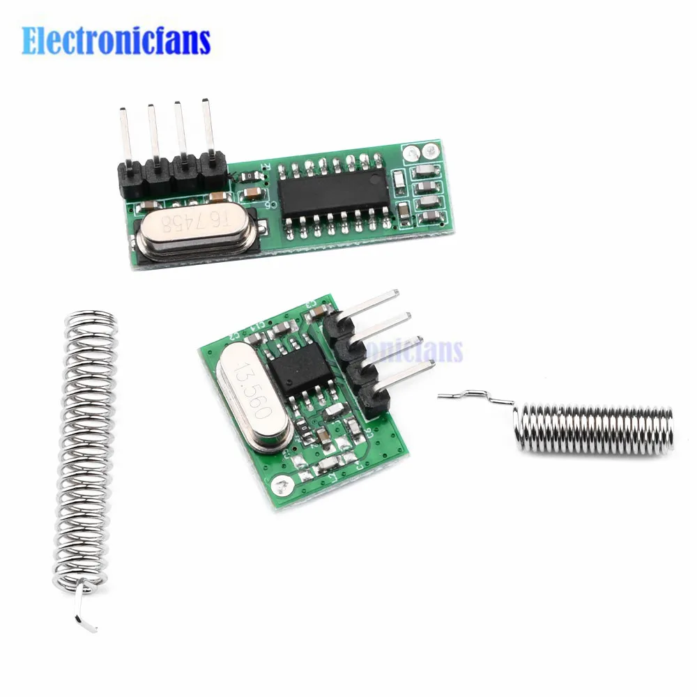 RF Receiver and Transmitter Module DIY Kit 433Mhz Super Outlier RF Module