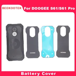 New Original DOOGEE S61 Battery Cover Back Case Cover Housing Back Plate With Adhesive Accessories For DOOGEE S61 Pro Smartphone