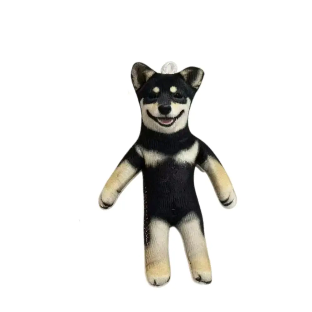 Wire Skeleton Dog Pendant Doll Limb Separated Simulated Abstract Twist Keychain Animal Figure Abstract Doll Funny Cat Children