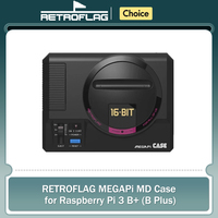 Retroflag MEGAPi MD Case for Raspberry Pi 3 B+ (B Plus) Safe Shutdown and Safe Reset MEGAPI Game Case