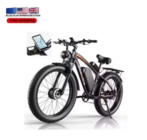 Electric Bike for Adult 2000W Peak 2500W Dual Motor Ebikes Fastest Ebike 26x4.0 Fat Tire All Terrain Electric bicycle HOT