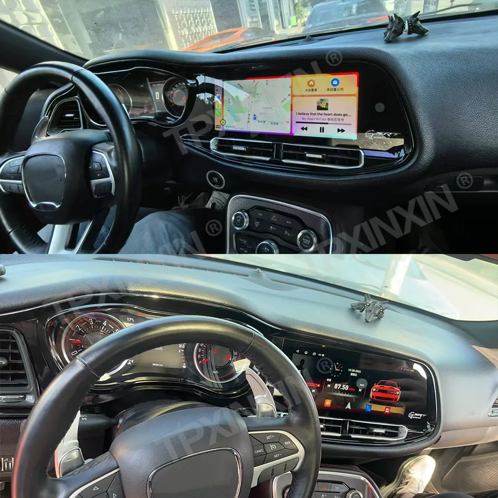 12.3 '' Android 13 For Dodge Challenger 2010-2024 HD Screen Car Radio CarPlay Multimedia Player GPS Navigation Stereo Head Unit
