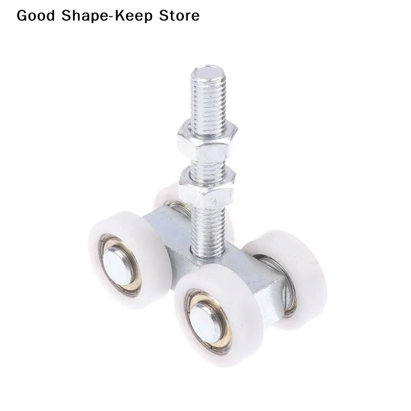 

1Pcs Sliding Door Square Mouth M12*90 Industrial Steel Tile Roller Wheel Silent Hang Rail Bearing Wheel Iron Pulley
