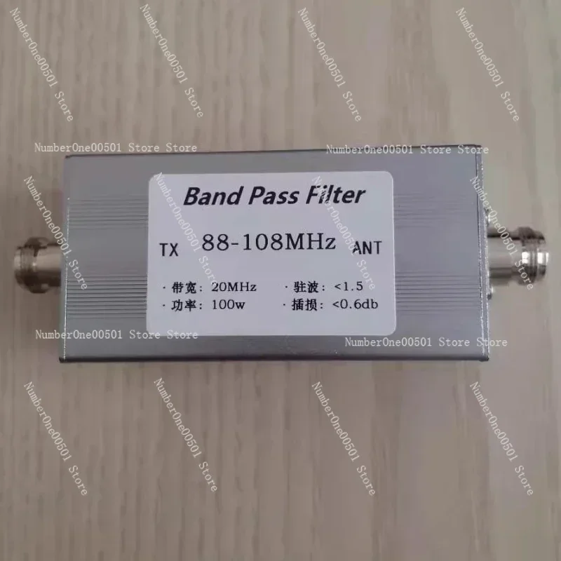

Высокопроизводительный полосовой фильтр от 88 до 108 МГц BPF N, гнездовой интерфейс, мощность 100 Вт