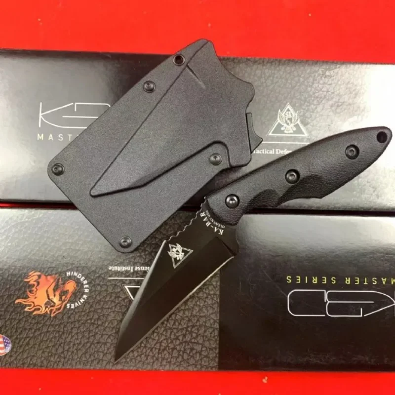 TDIHinderer Hinderance 고정 Balde 칼 (칼집 포함) 1095 고 탄소강 블레이드 야외 캠핑 칼 생존 도구