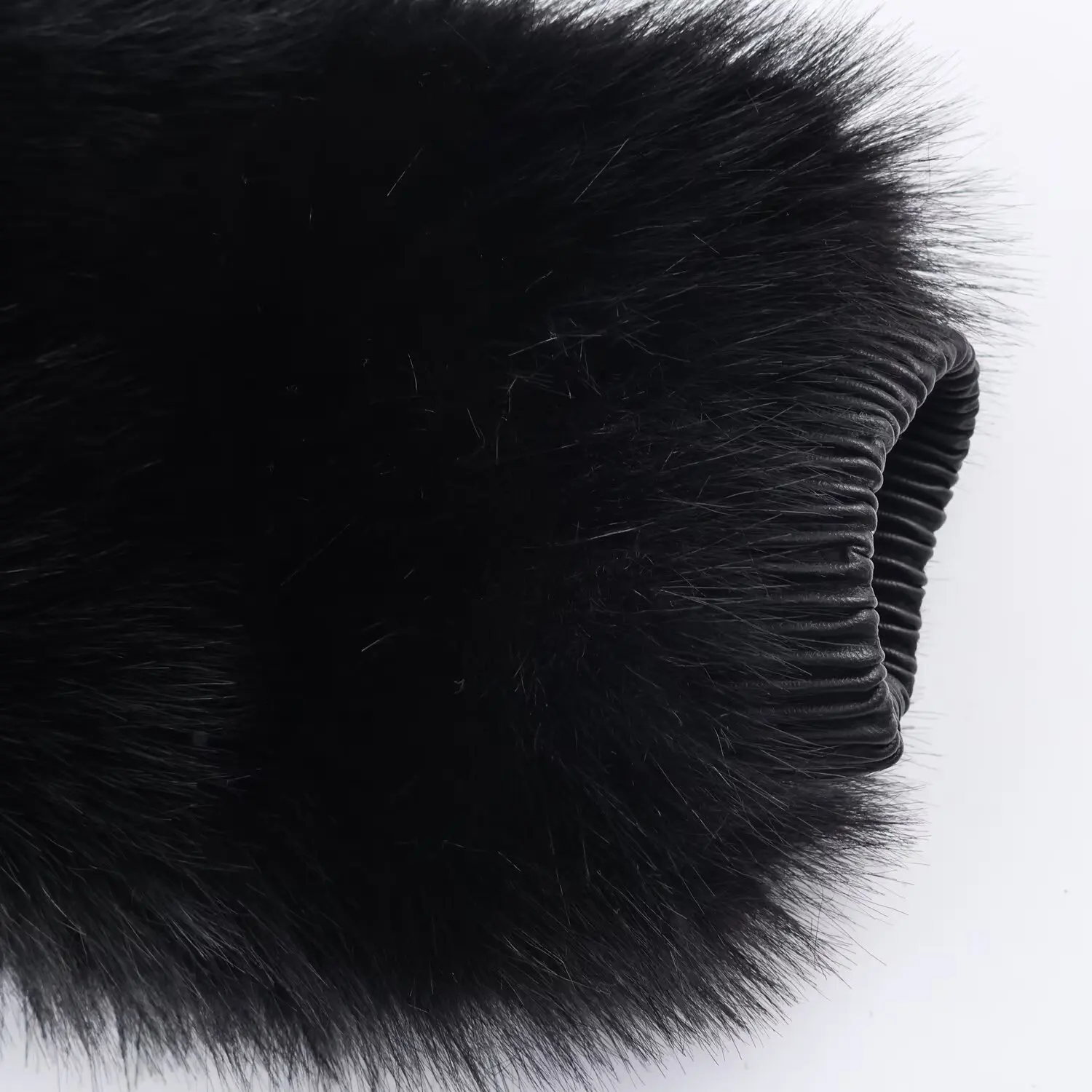 Faionable-abrigo versátil de piel sintética con cuello levantado para mujer, prendas de vestir exteriores, tela de poliéster, cierre largo con cremallera