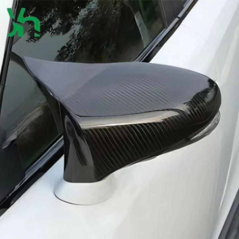 لكزس CT ES IS GS RC RCF الملحقات الخارجية مرآة الرؤية الخلفية M نوع صحيح ألياف الكربون ديلوكس غطاء مرآة جانبية #3