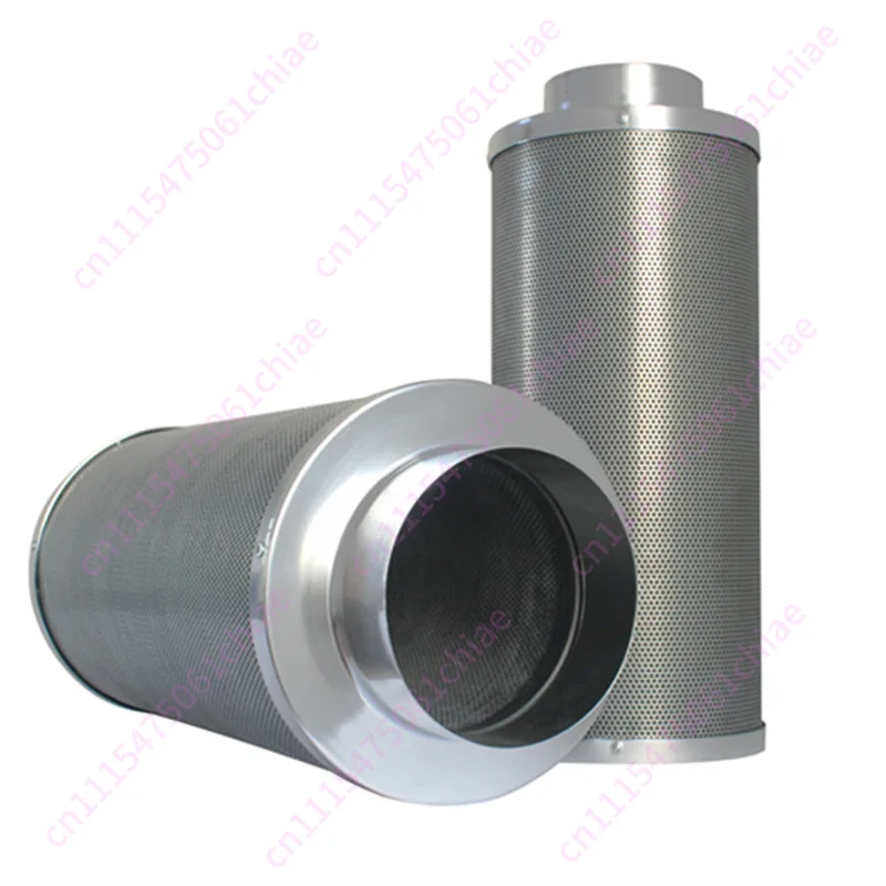 Tent Cultivation 38mm Carbon Layer 4 Inch * 300mm Silver Activated Carbon Hydroponic Filter