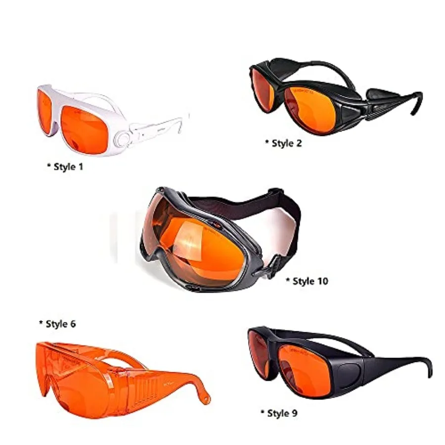 MCWlaser Laser Safety Glasses 190-540nm Protective Goggles CE for UV Lamp Ultraviolet/Blue/Green Laser Absorption Type EP-3 - view 3