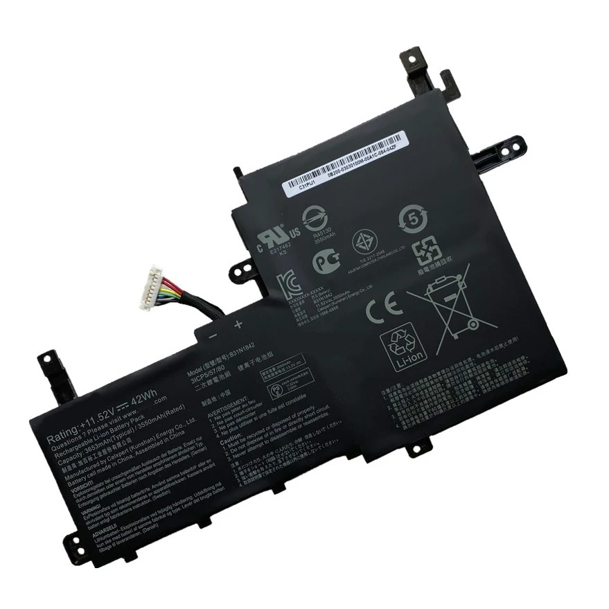 

Аккумулятор для ноутбука B31N1842 0B200-03440000 для VivoBook 15 F513EA K513E KM513UA M513IA S513EA S531F S533UA X513EA X531FA X531FL 42 Вт