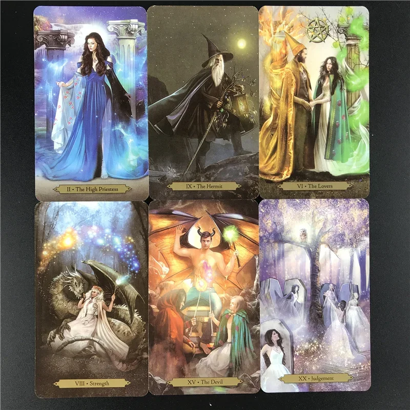 High quality New  Wizards Tarot Card Deck  Based Deck English Version  Playing Game Toy Divination  Fortune Game