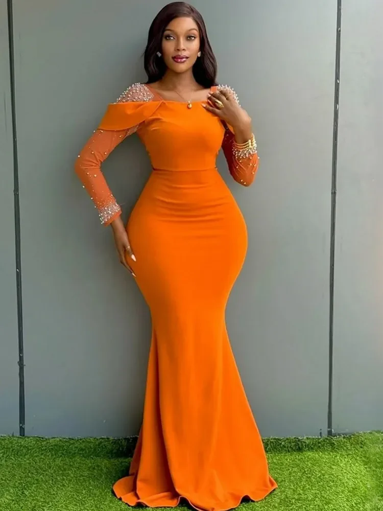 

Элегантное африканское свадебное платье для женщин, длинный макси-кафтан, мусульманская мода, Абая Дашики, турецкий стиль, новинка 2026 г.