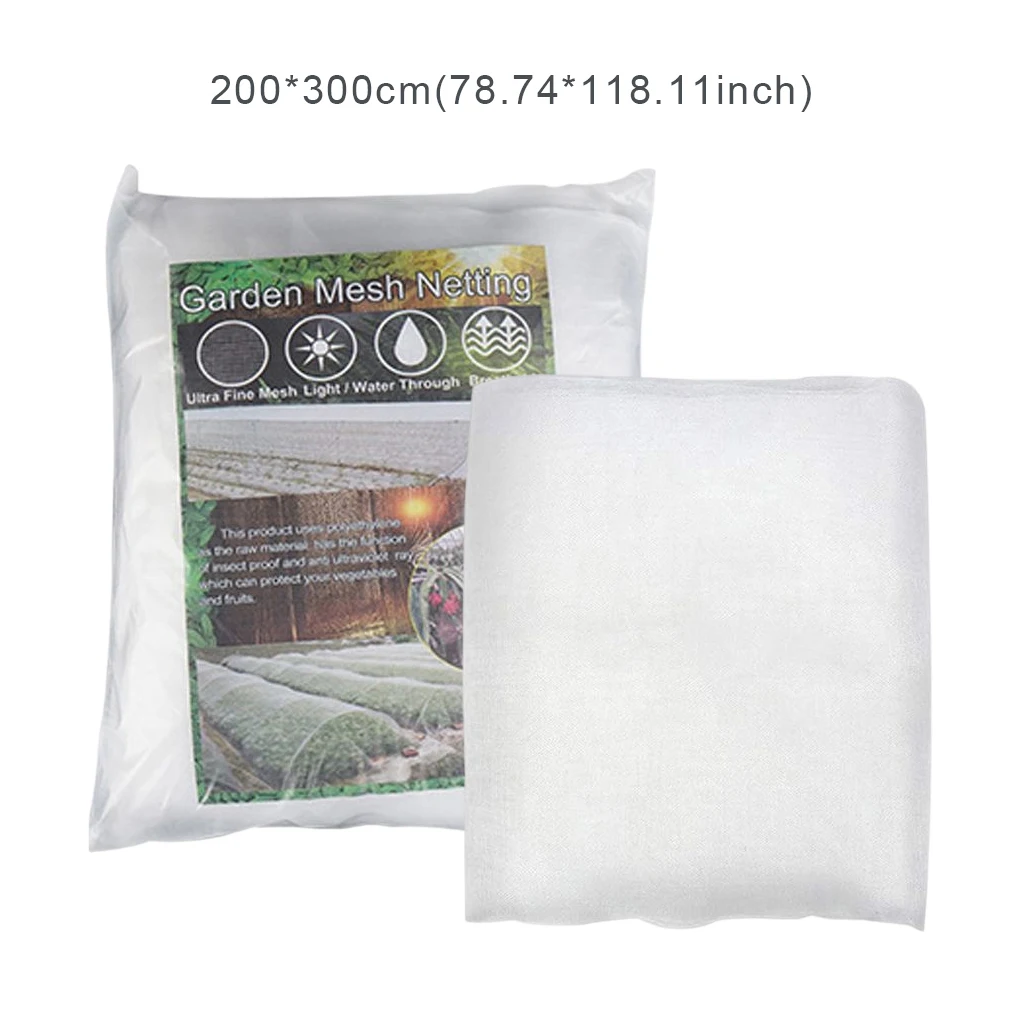 

Protective Mesh Insect Netting Crops Cover Breathable Barrier Net 36M